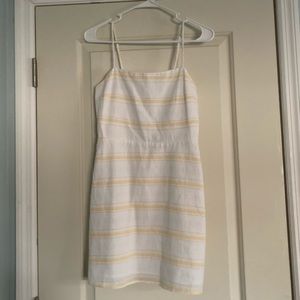 Cotton Candy LA white and yellow sundress